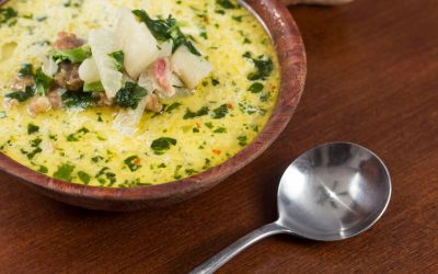 Lemony Chicken Kale Soup